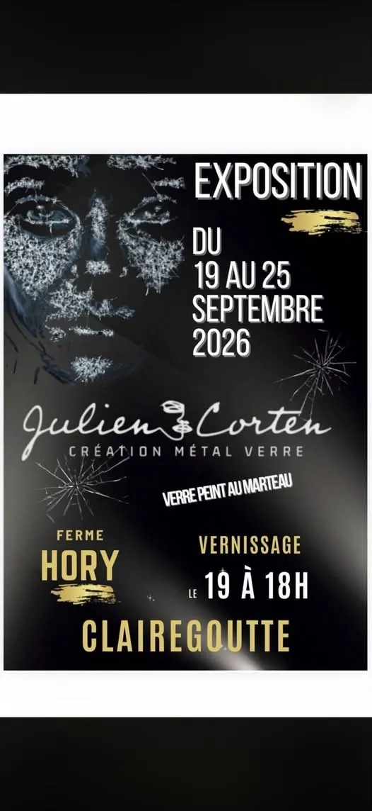 EXPOSITION Julien CORTEN - Création Métal Verre