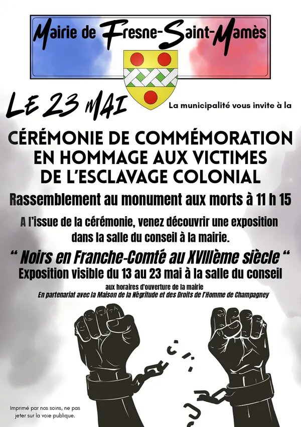 Exposition "Noirs en Franche-Comté au 18ème" 
