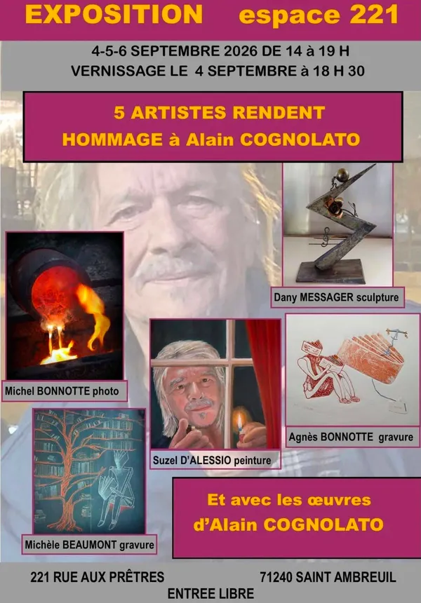 Exposition - Hommage à Alain Cognolato