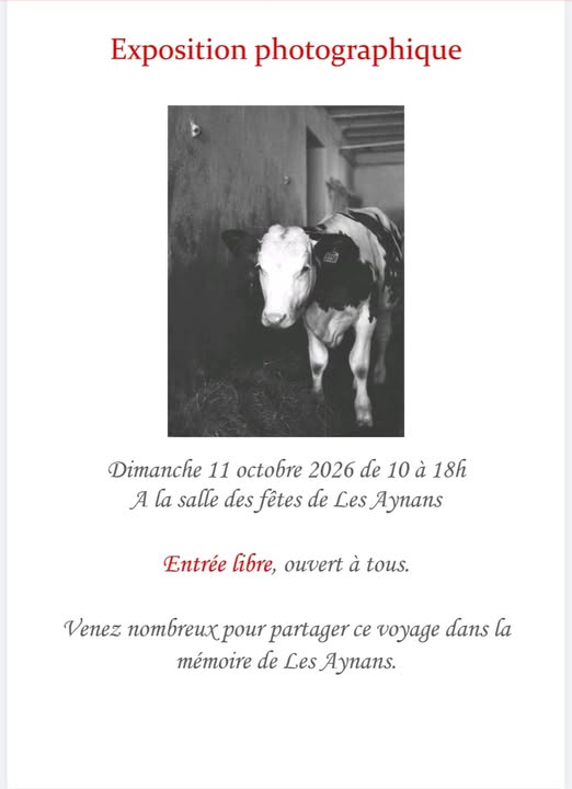 Exposition photographique – Les Aynans