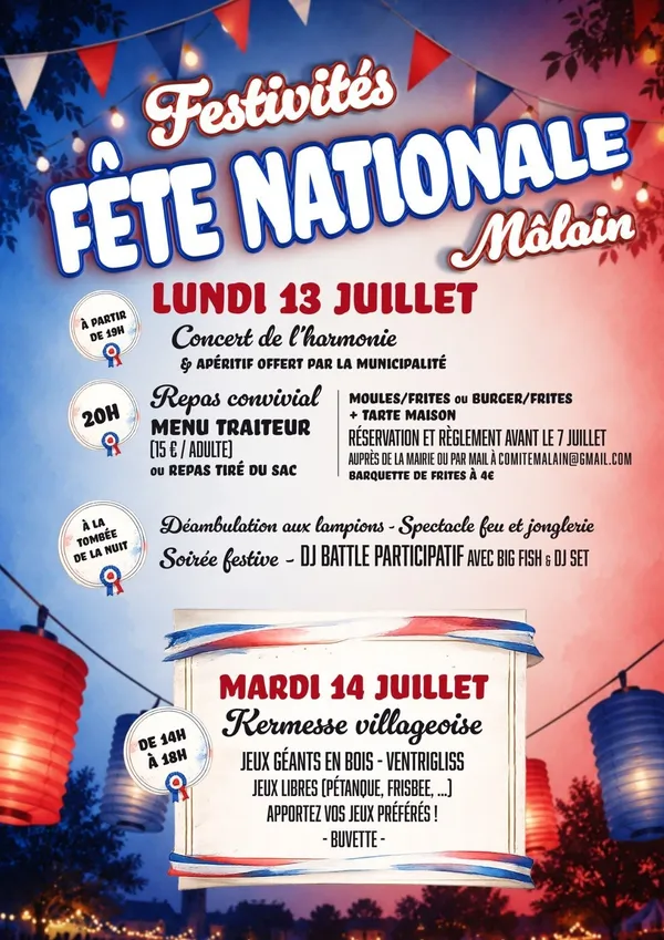 Festivités Fête nationale