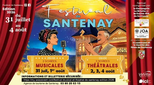 Festival Musical et Théâtral de Santenay - Edition 2026