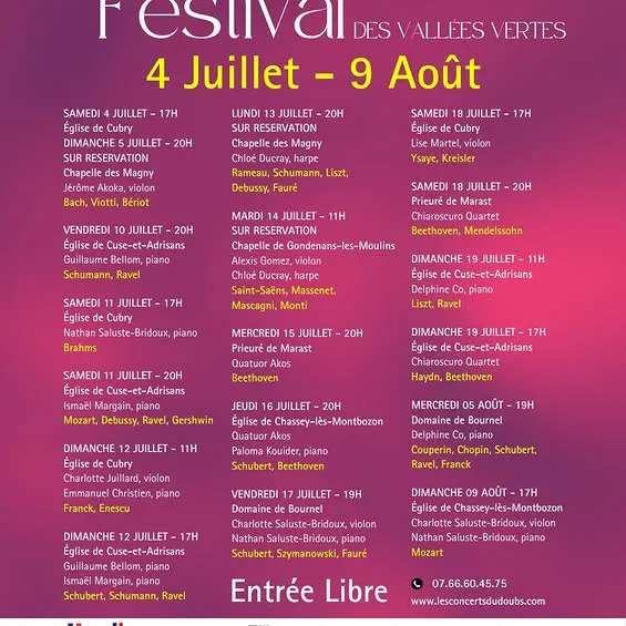 7ème festival des Vallées Vertes