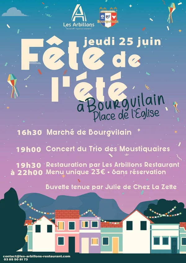 Bourgvilain fête l'été  ANNULÉ