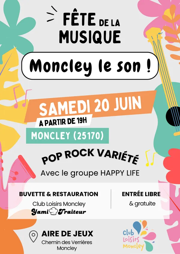 Fête de la Musique : Moncley le son !