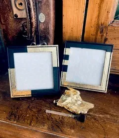 Décoration artisanale à la feuille de cuivre