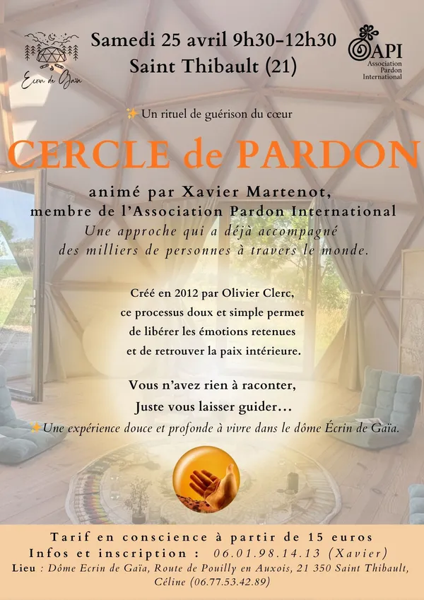 Cercle de Pardon – Retrouver la paix intérieure en douceur