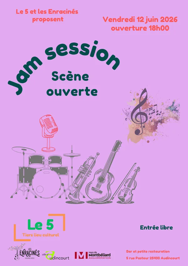 Jam Session – Scène Ouverte au 5