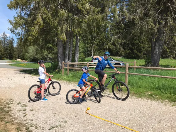 Rando VTT enfants accompagnée