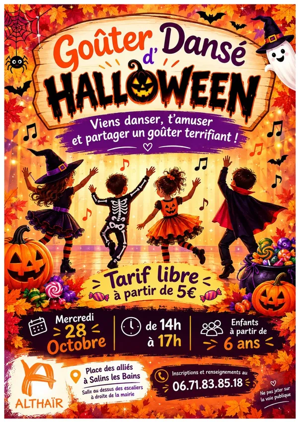 Goûter dansé d'Halloween