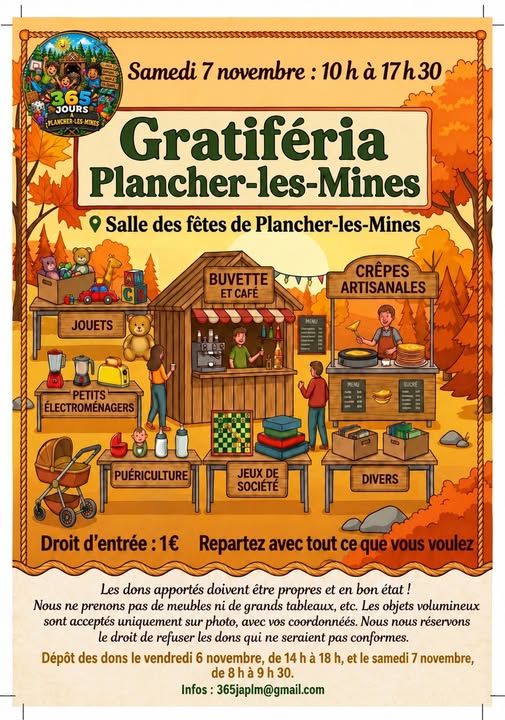 Gratiféria à Plancher-les-Mines
