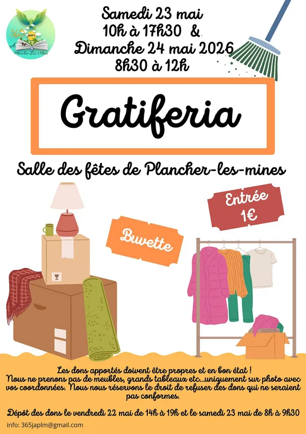 Gratiféria à  Plancher-les-Mines