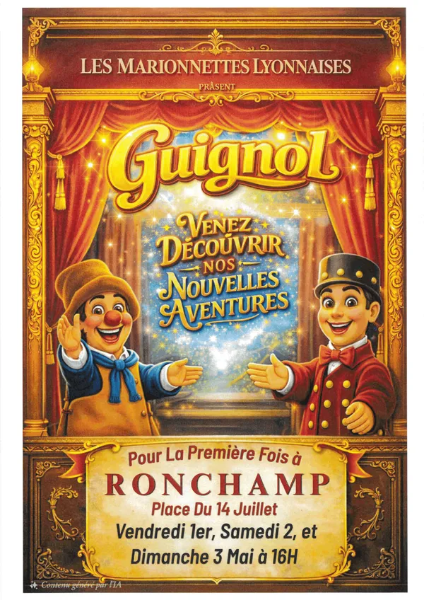 Spectacle de marionnettes lyonnaises "Guignol"