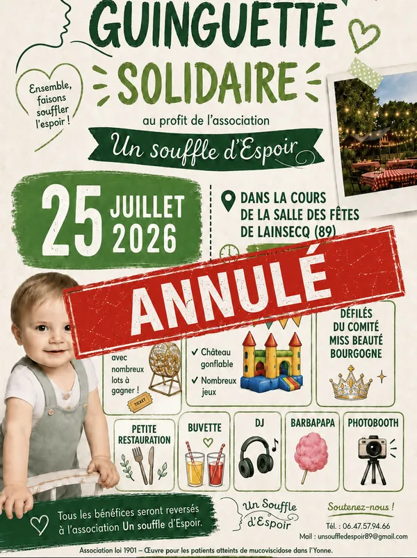 Guinguette Solidaire Annulé