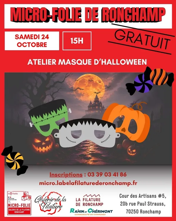 Atelier "Masque d'Halloween"