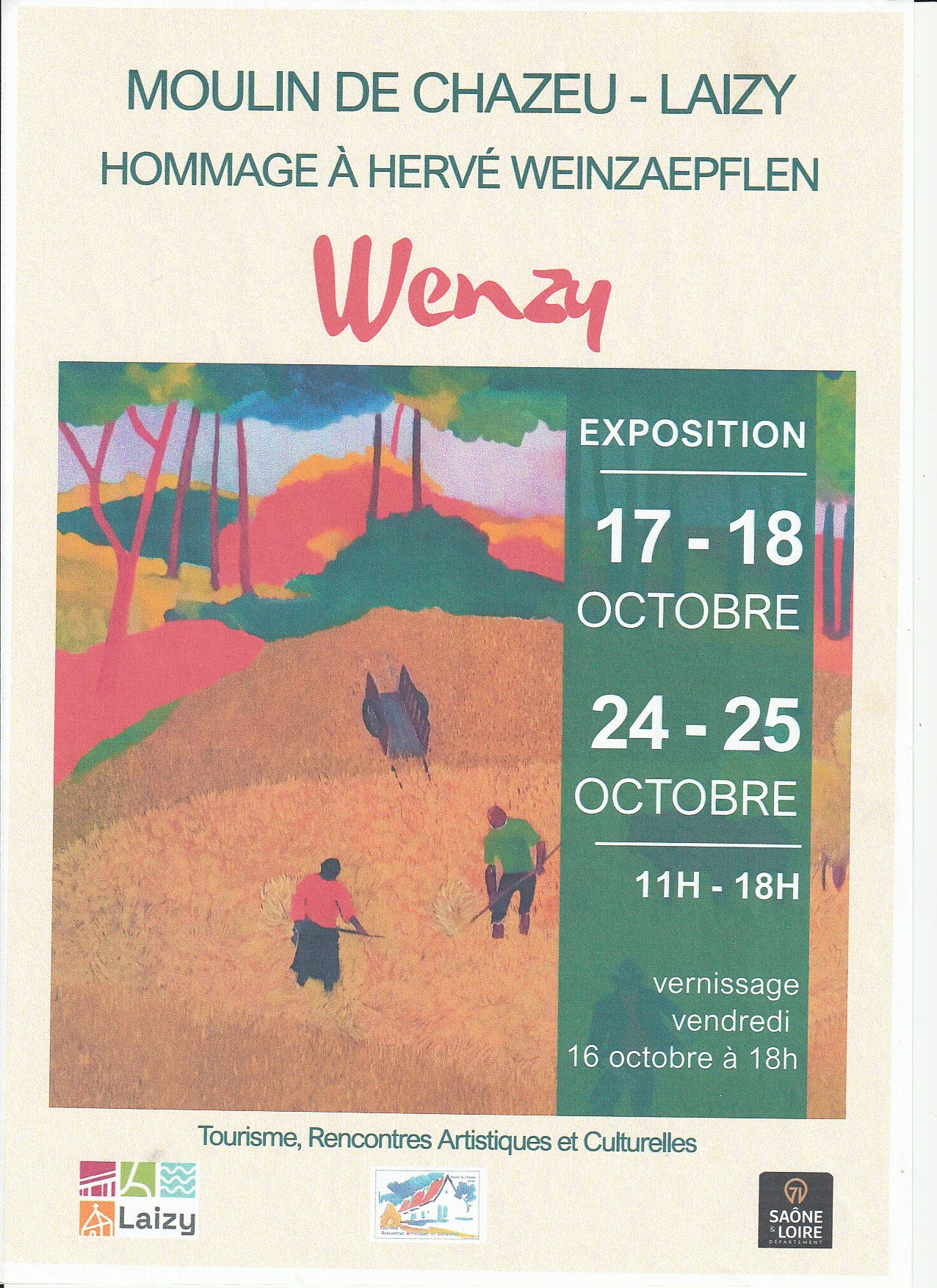 Exposition Hommage à Hervé Weinzaepflen dit WENZY