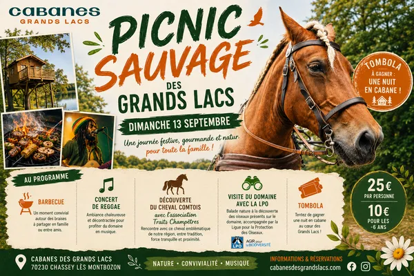 Annulé // Picnic Sauvage des Grands Lacs à Chassey les Montbozon