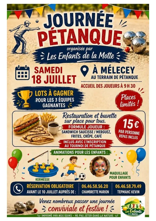 Journée pétanque