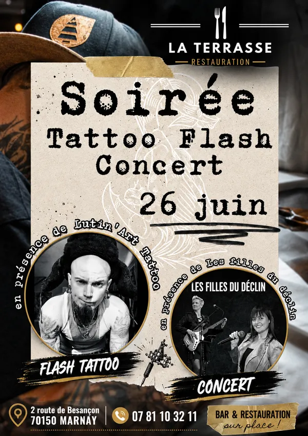 Soirée Tatoo Flash Concert