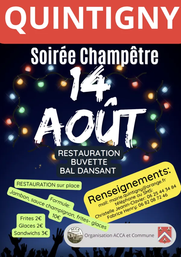 Soirée Champêtre