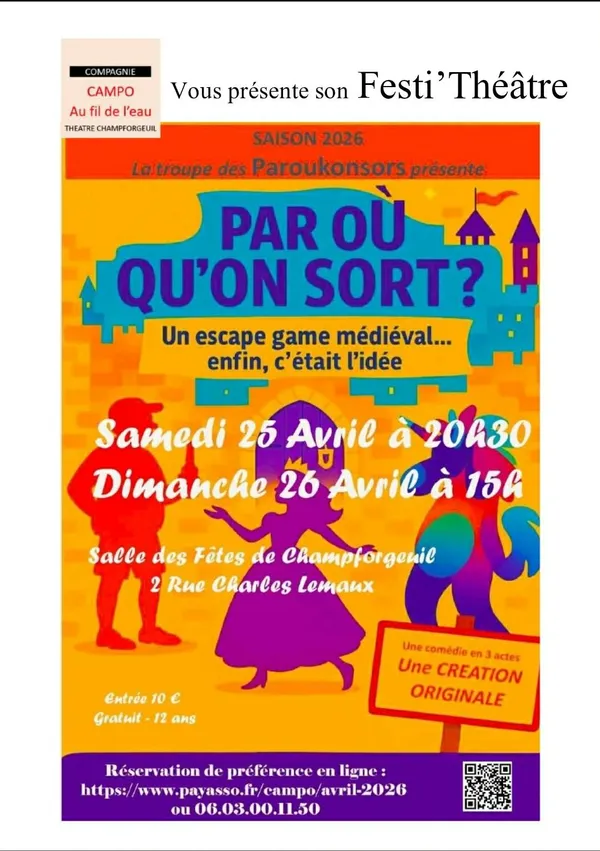 Festi'Théâtre - Troupe invitée PAROUKONSORS