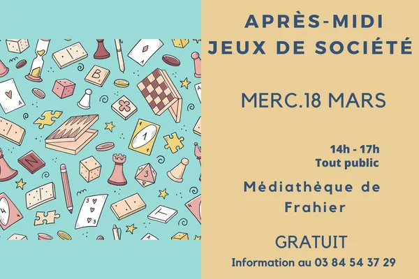 Après-midi "Jeux de société"