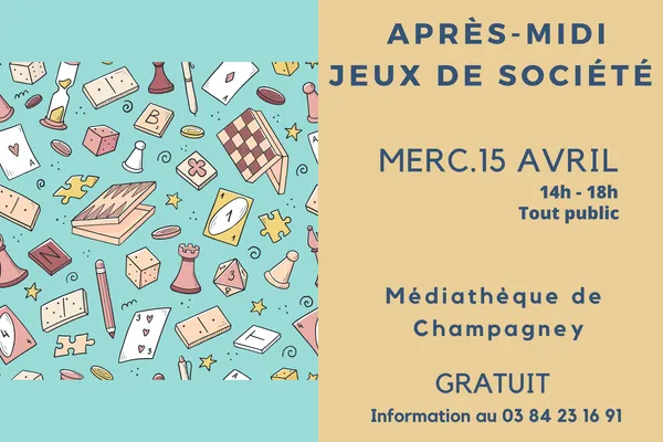 Après-midi "Jeux de société"