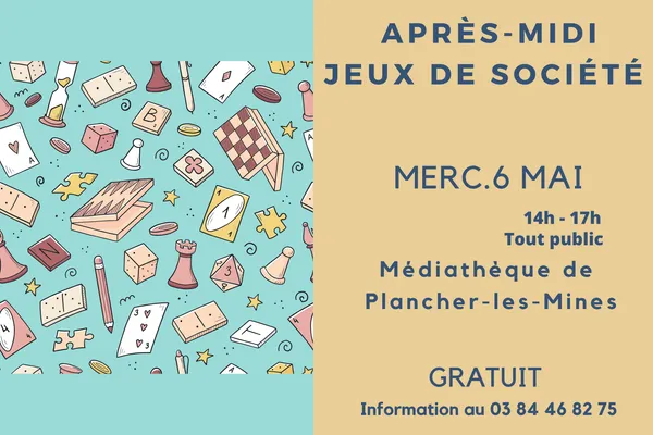 Après-midi "Jeux de société"