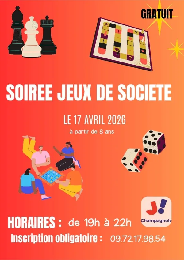Soirée jeux de société