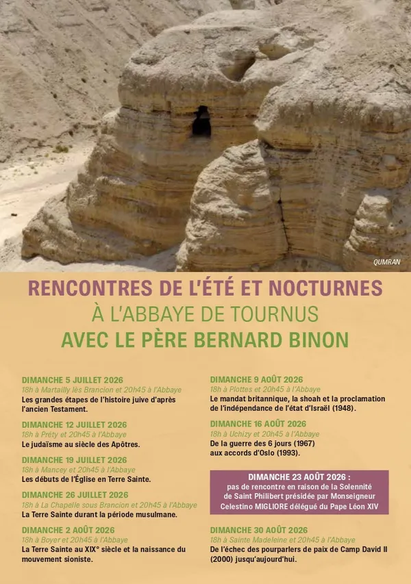 Rencontres de l'été avec le Père Binon : Le mandat britannique, la shoah et la proclamation de l'indépendance de l'état d'Israël