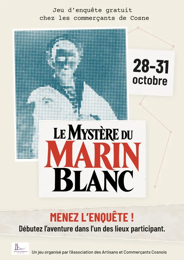 Le mystère du Marin Blanc : Jeu d’enquête chez les commerçants de Cosne
