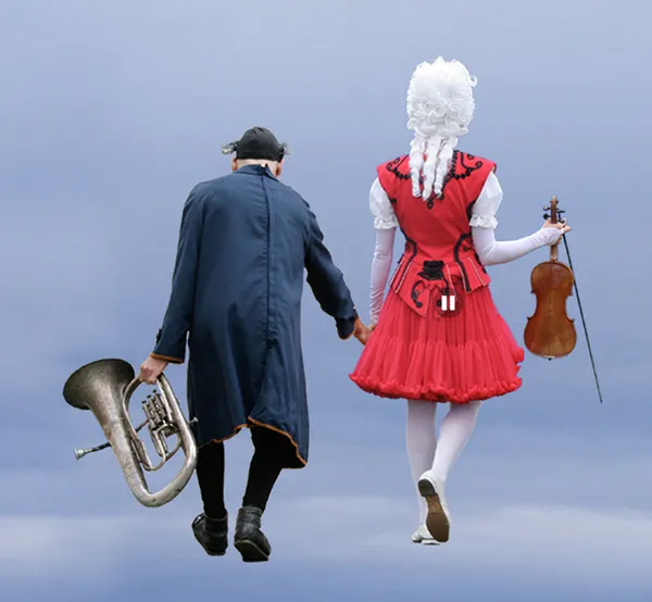 Les Rois Vagabonds, concerto pour deux clowns