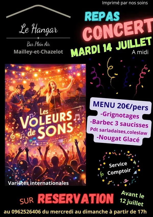 Repas Concert