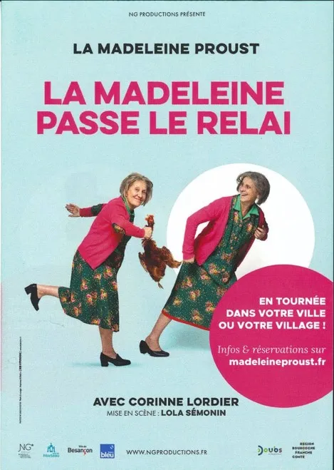 Spectacle "La Madeleine Proust passe le relai" - 50 ans des Amis du Grandvaux #1