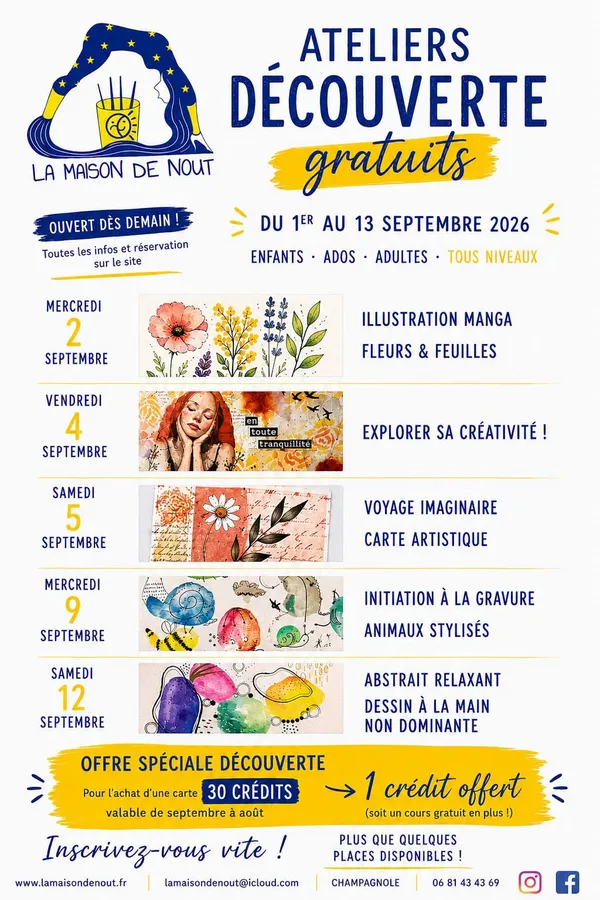 Ateliers découverte