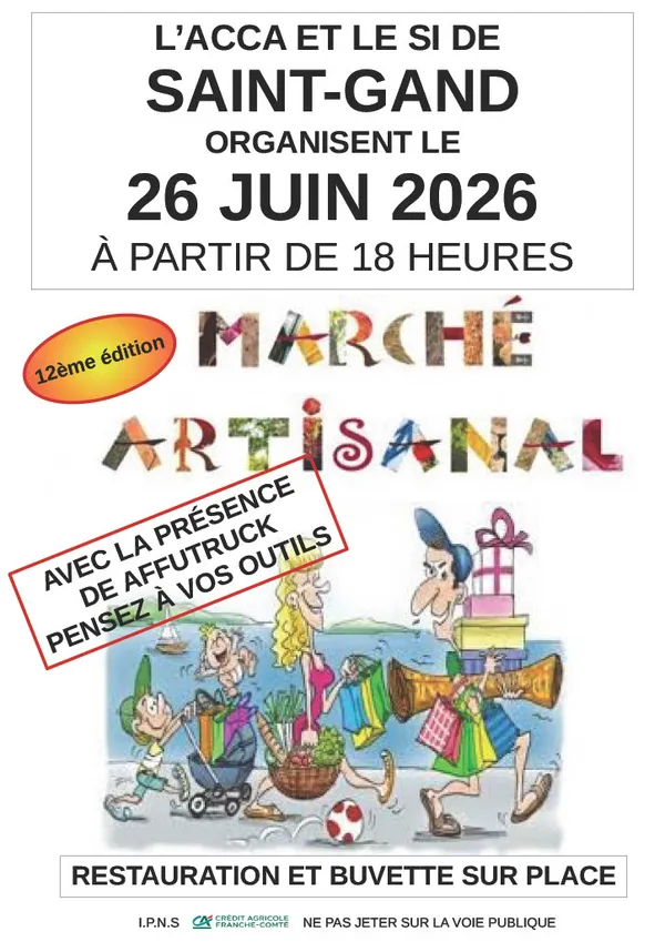 Marché artisanal à SaintGand