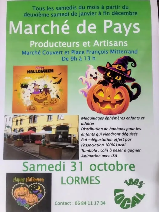 Marché de pays spécial Halloween
