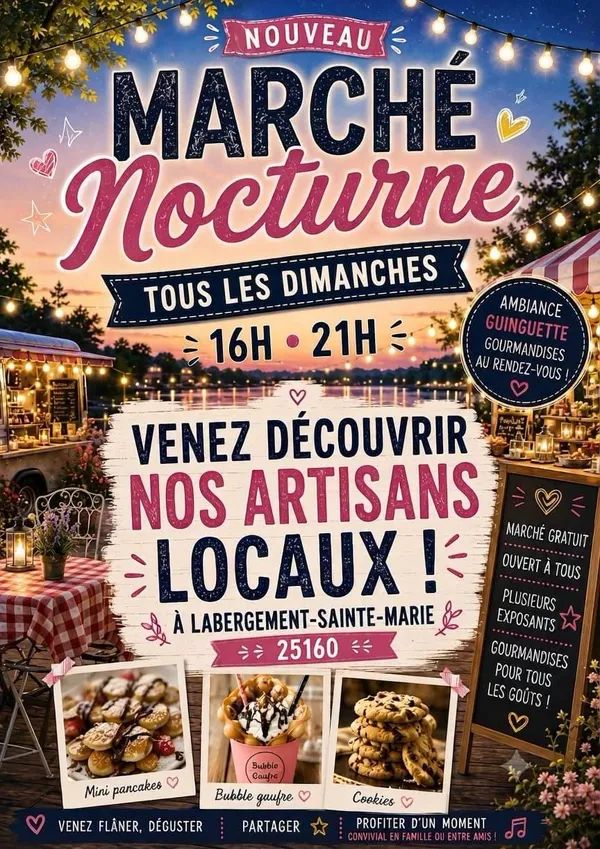 Marché semi-nocturne