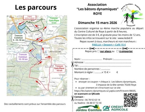 4ème Marche populaire – Les bâtons dynamiques