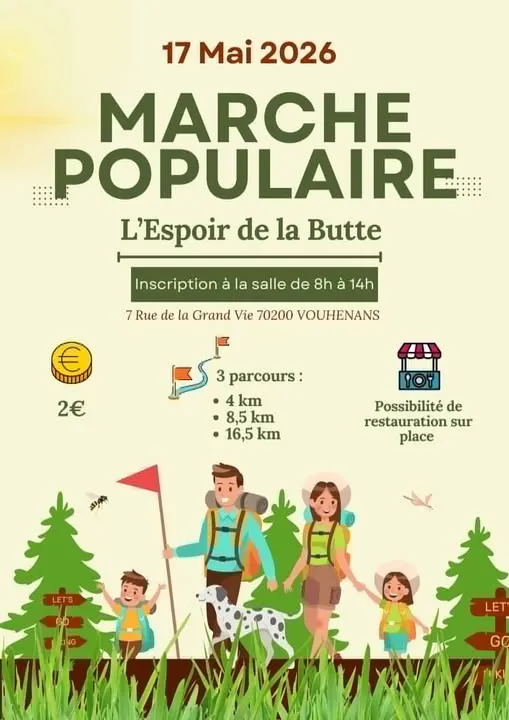 Marche populaire- L'espoir De La Butte