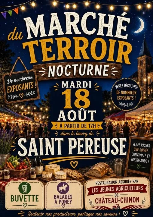 Marché du terroir nocturne