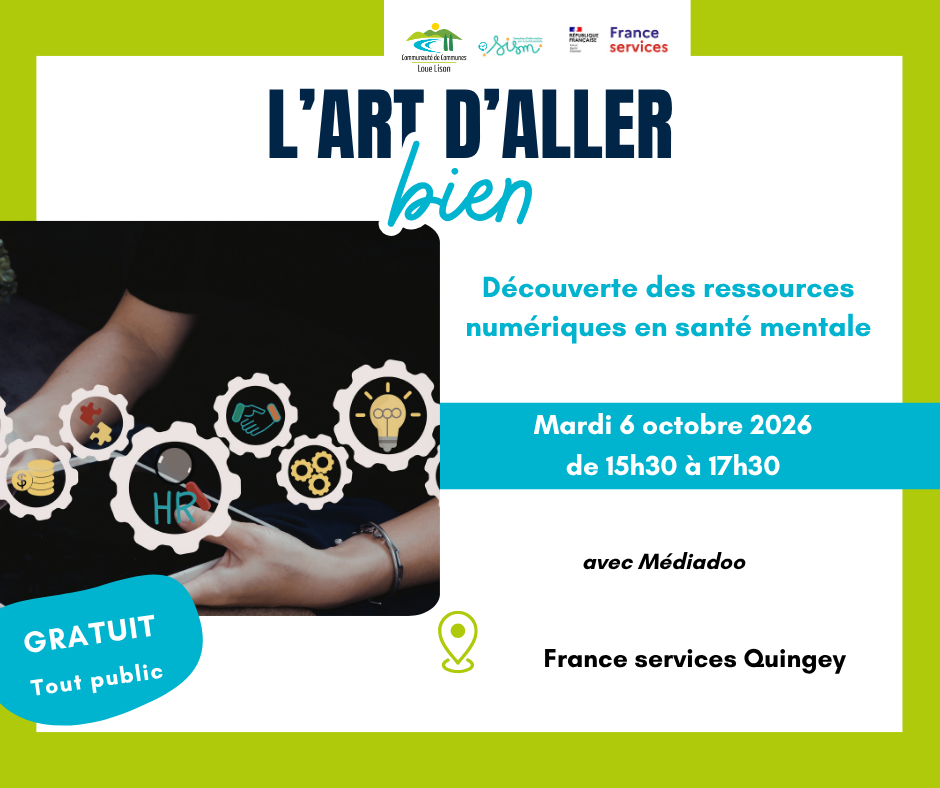 Découverte des ressources numériques Médiadoo sur la santé mentale