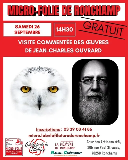 Visite commentée des oeuvres photographiques de Jean-Charles Ouvrard