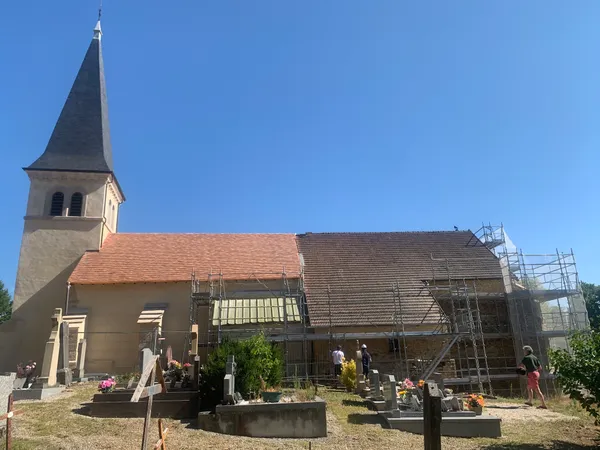 Journées Européennes du Patrimoine : chantier de l'église Saint-Etienne de Châtel