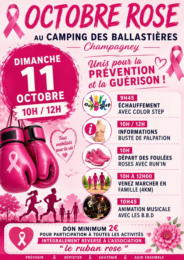 Octobre Rose à Champagney