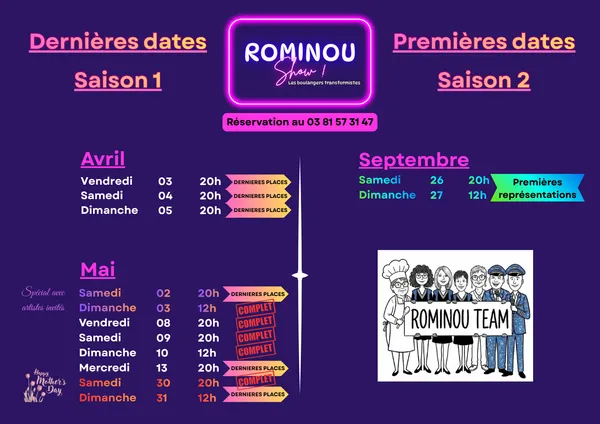 Soirée Cabaret : Rominou Show