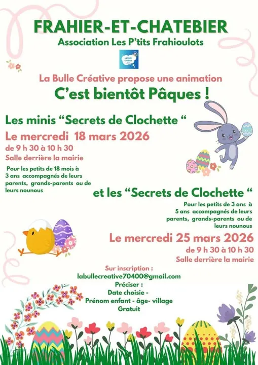Atelier "C'est bientôt Pâques" avec La Bulle Créative