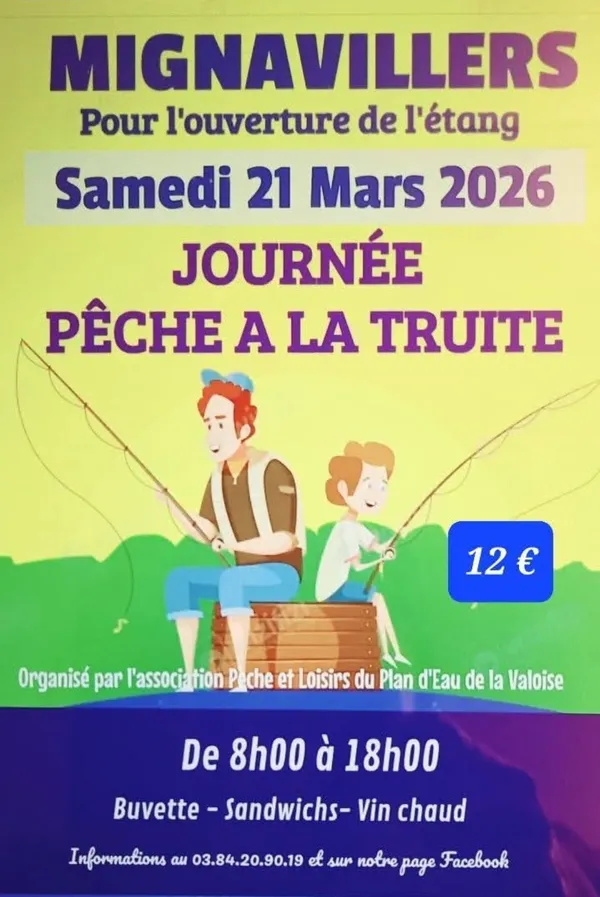 Journée pêche à la truite