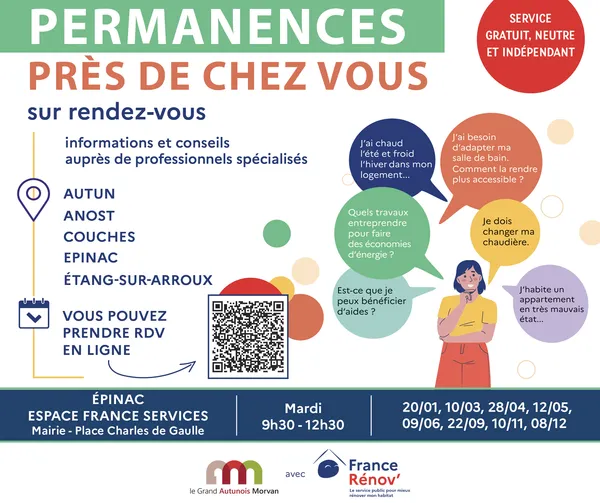 Permanences et conseils pour vos projets de rénovation