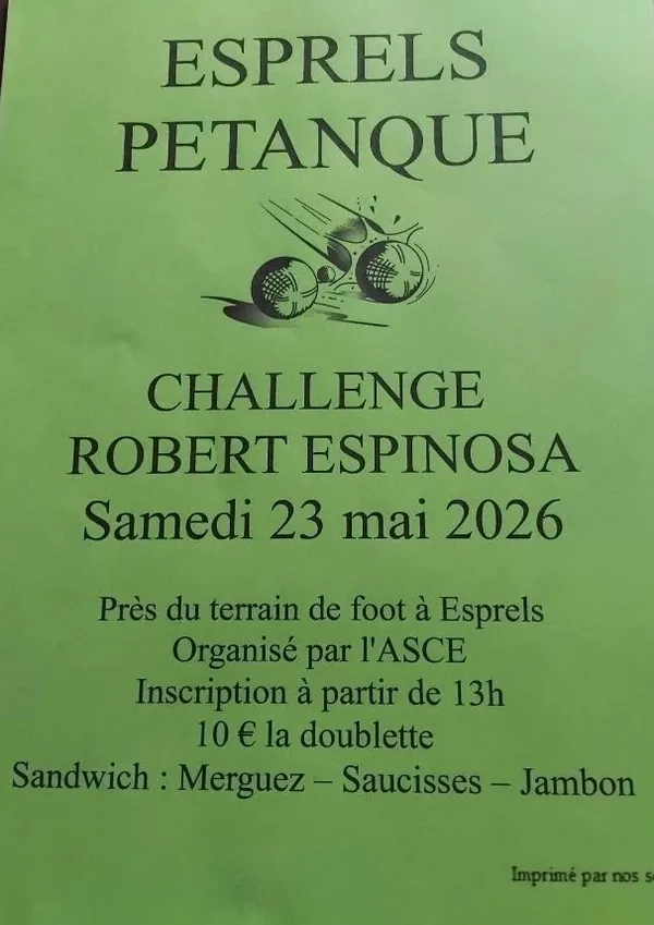 Concours de pétanque